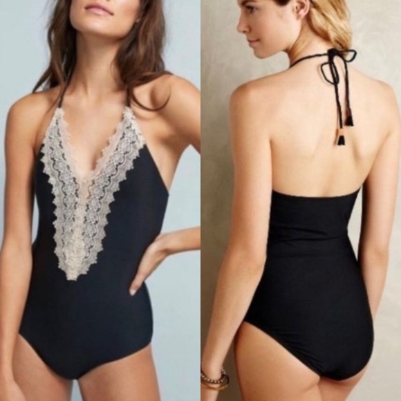 allihop Other - Anthro Allihop lace front Swim one piece